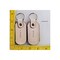 Blank Leather Keychains with Colored Edges – DIY Custom Key Fobs -10 Pack